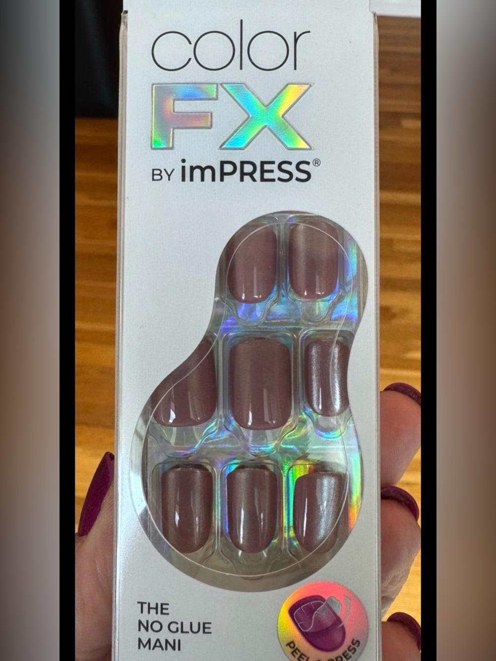 colorFX by Impress - Short Squoval - “Glowcast” - New in Box